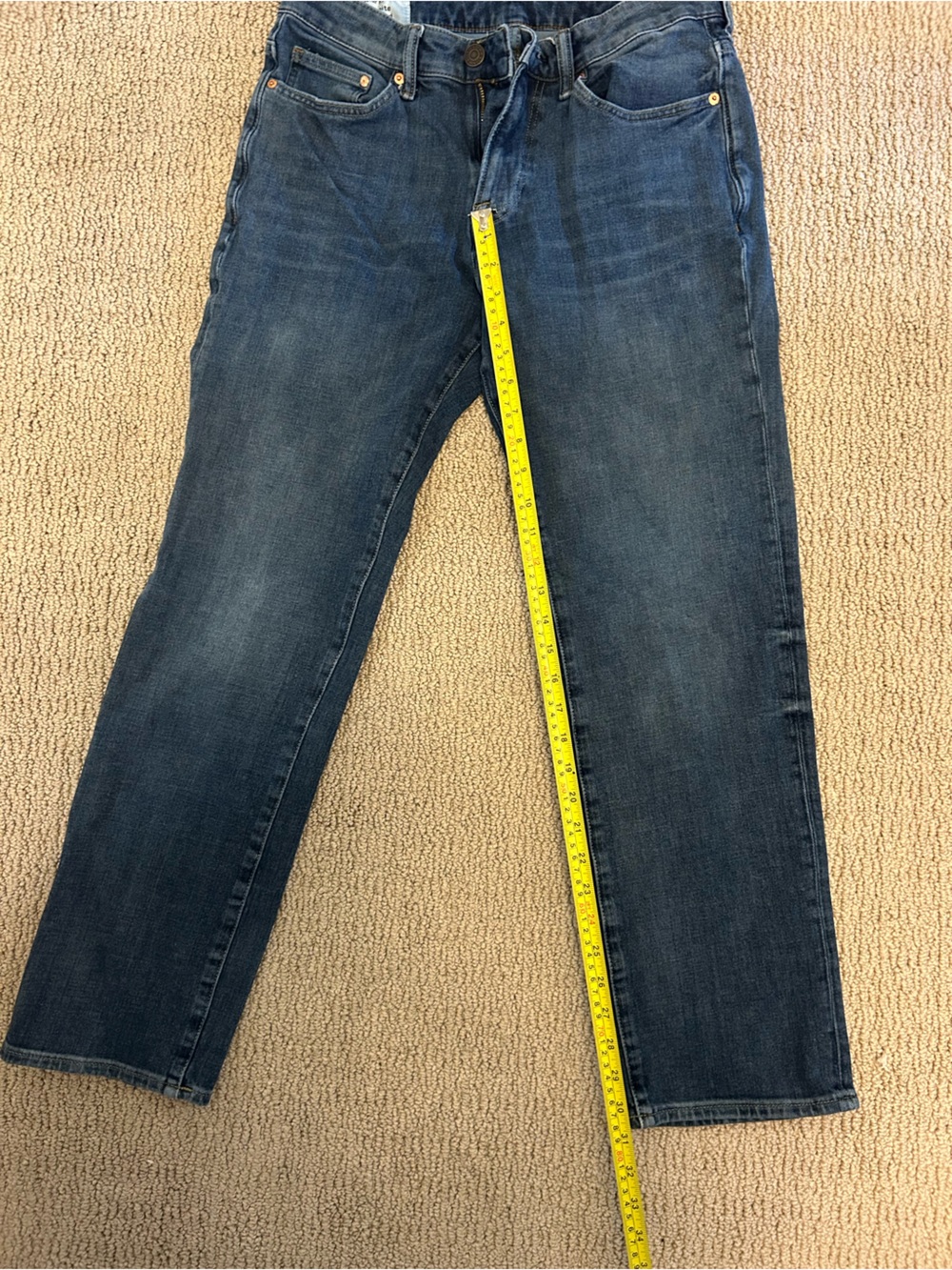 H&M Straight Regular Fit Jeans – Blue 32/32 - Picture 5 of 5